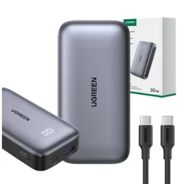 ugreen-powerbank-10000mah-nexode-usb-usb-c-30w-pd-czarny-szybkie-ladowanie