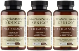 3-x-xenico-wlosy-skora-paznokcie-xenico-60-kaps-kolagen-keratyna-miedz-d3