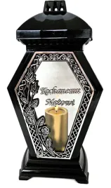 znicz-lampion-glamour-czarny-ramka-srebrna-roza-38cm-kochanemu-mezowi