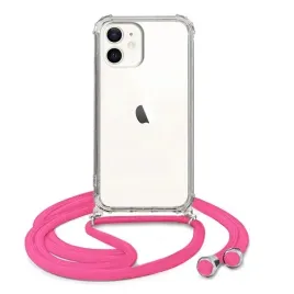 etui-do-iphone-12-mini-antishock-transparentne-sznurek-malinowy-crossbody
