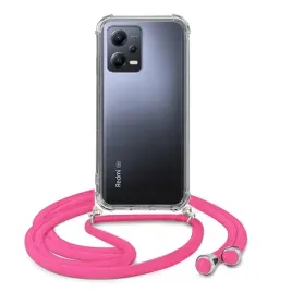 etui-do-xiaomi-redmi-note-12-5g-antishock-przezroczyste-sznurek-malinowy