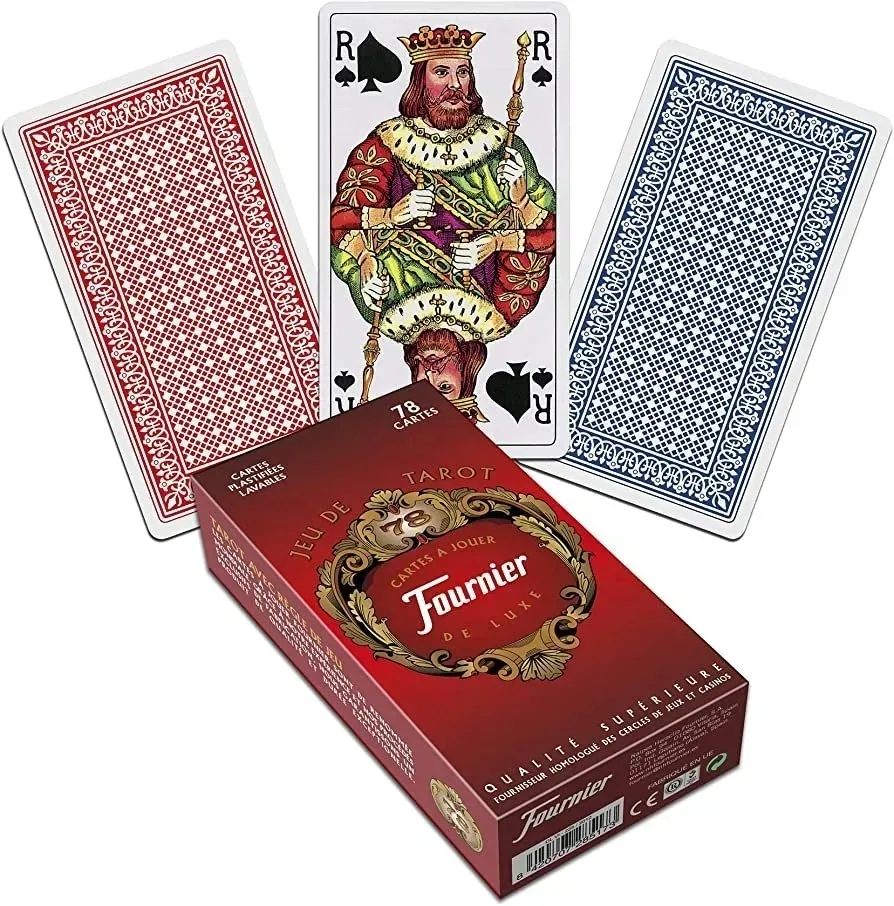 fournier-karty-do-tarota-jeu-de-tarot-czerwone
