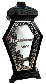 duzy-znicz-lampion-na-grob-glamour-czarny-kochanemu-tacie-srebrna-roza-38cm