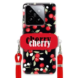 etui-do-xiaomi-14-czerwony-sznurek-uchwyt-cherry-cherry-urocze-kobiece