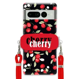 etui-do-google-pixel-7-pro-czerwony-sznurek-uchwyt-cherry-urocze-kobiece