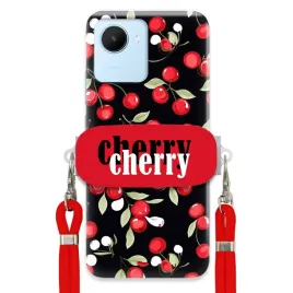 etui-do-realme-c30-czerwony-sznurek-uchwyt-cherry-cherry-urocze-kobiece