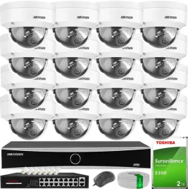 monitoring-hikvision-16-kamer-ip-4mpx-smart-hybrid-light-zewnetrzny-hdd-2tb