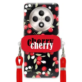 etui-do-oppo-reno-12-fs-sznurek-red-uchwyt-cherry-cherry-urocze-classy