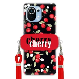 etui-do-xiaomi-mi-11-czerwony-sznurek-uchwyt-cherry-cherry-urocze-kobiece