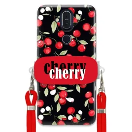 etui-do-nokia-8-1-czerwony-sznurek-uchwyt-cherry-cherry-urocze-kobiece