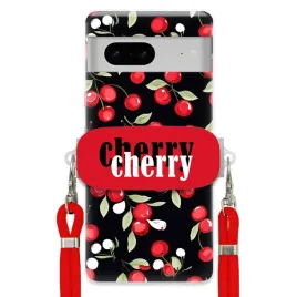 etui-do-google-pixel-7-sznurek-red-uchwyt-cherry-cherry-urocze-classy