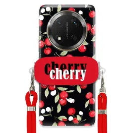 etui-do-honor-magic-7-lite-czerwony-sznurek-uchwyt-cherry-urocze-kobiece