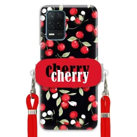 etui-do-realme-8-5g-czerwony-sznurek-uchwyt-cherry-cherry-urocze-kobiece