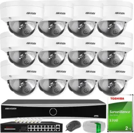 monitoring-hikvision-12-kamer-ip-4mpx-smart-hybrid-light-zewnetrzny-hdd-2tb