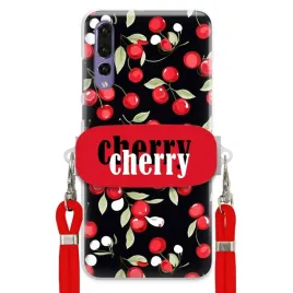 etui-do-huawei-p20-pro-sznurek-red-uchwyt-cherry-cherry-urocze-classy