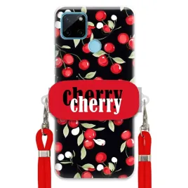 etui-do-realme-c25y-czerwony-sznurek-uchwyt-cherry-cherry-urocze-kobiece