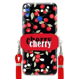 etui-do-huawei-honor-8x-sznurek-red-uchwyt-cherry-cherry-urocze-classy