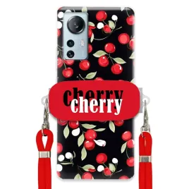 etui-do-xiaomi-12-lite-sznurek-red-uchwyt-cherry-cherry-urocze-classy
