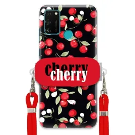 etui-do-huawei-honor-9a-sznurek-red-uchwyt-cherry-cherry-urocze-classy