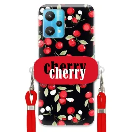 etui-do-realme-9-5g-czerwony-sznurek-uchwyt-cherry-cherry-urocze-kobiece