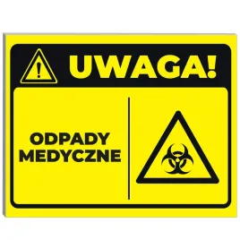 tabliczka-informacyjna-ostrzegawcza-wytrzymala-pcv-uwaga-odpady-medyczne