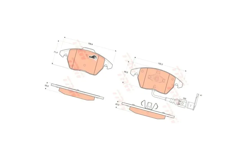 klocki-hamulcowe-przod-vw-caddy-stan-nowy