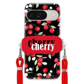 etui-do-google-pixel-9-5g-czerwony-sznurek-uchwyt-cherry-urocze-kobiece