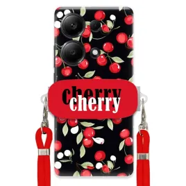 etui-do-xiaomi-redmi-note-13-pro-4g-sznurek-red-uchwyt-cherry-classy-cute