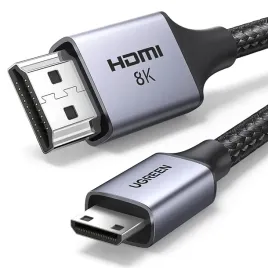 kabel-przewod-video-tv-mini-hdmi-hdmi-2-1-8k-60hz-hdr-3d-1m-oplot-ugreen