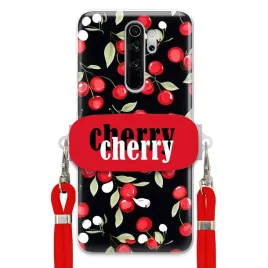etui-do-xiaomi-redmi-note-8-pro-sznurek-red-uchwyt-cherry-urocze-classy