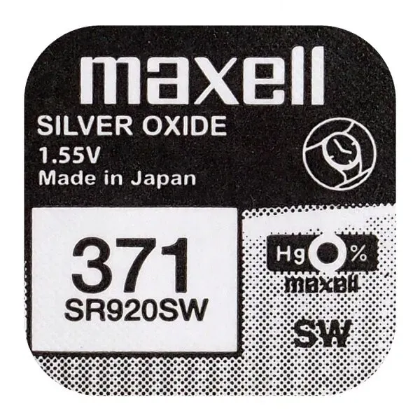 Bateria Srebrowa Maxell 371 SR920SW SR69 1szt.