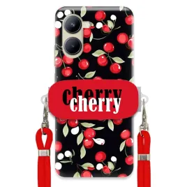 etui-do-realme-c33-czerwony-sznurek-uchwyt-cherry-cherry-urocze-kobiece