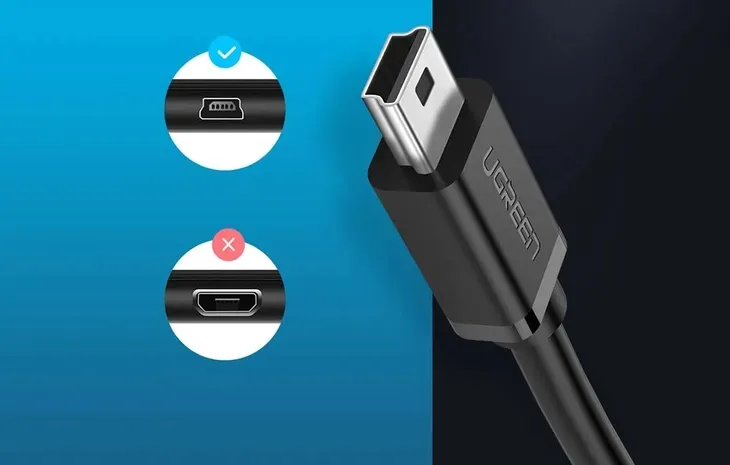 adapter-przejsciowka-otg-mini-usb-usb-ugreen-17cm-marka-ugreen
