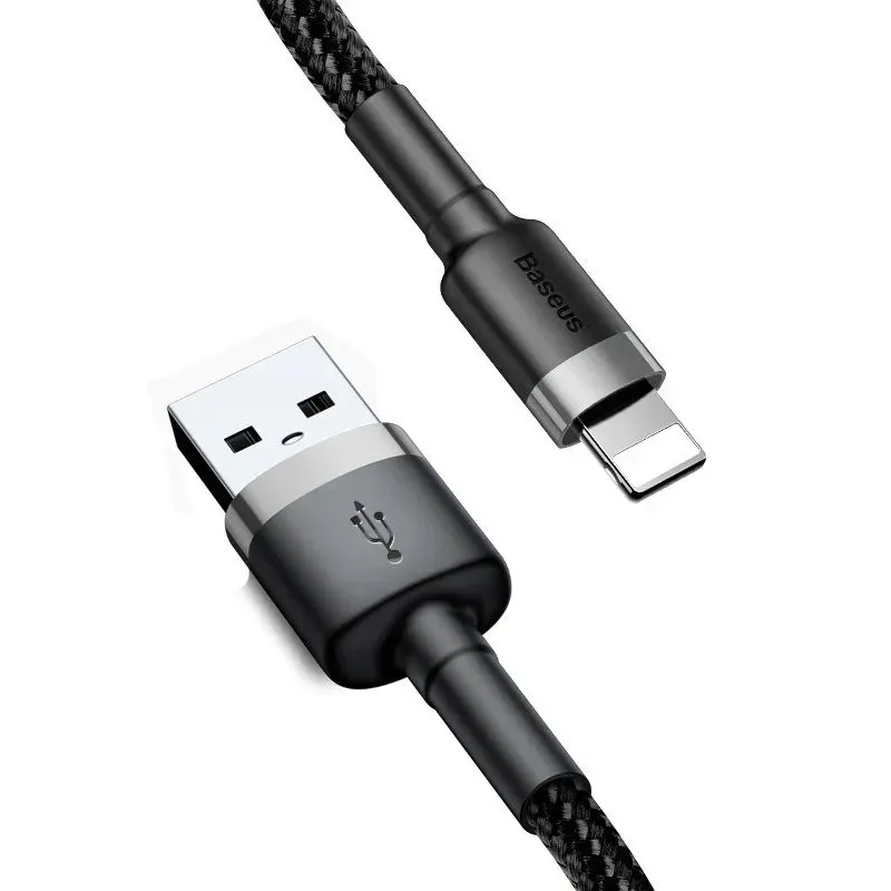 kabel-usb-do-lightning-baseus-cafule-24a-05m-cz-stan-nowy