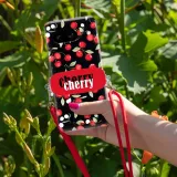 etui-do-google-pixel-8-sznurek-red-uchwyt-cherry-cherry-urocze-classy-stan-nowy