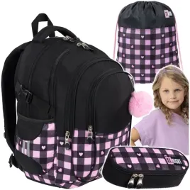 plecak-szkolny-st-right-bp-01-3w1-piornik-worek-rozowa-szachownica