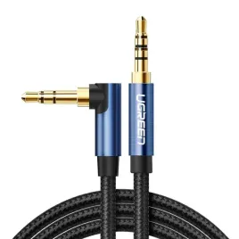 ugreen-kabel-audio-aux-wtyczka-katowa-minijack-35-mm-2m-niebieski-av112
