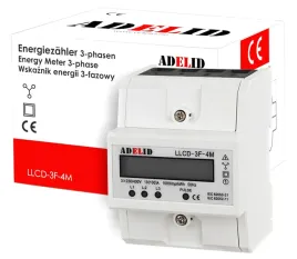 licznik-podlicznik-pradu-energii-trzyfazowy-din-adelid-llcd-3f-4m