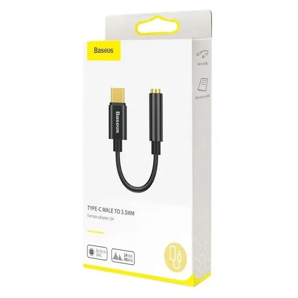 adapter-audio-baseus-l54-usb-c-mini-jack-35mm-czarny-marka-baseus