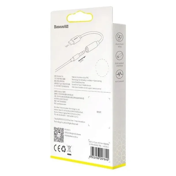 adapter-audio-baseus-l54-usb-c-mini-jack-35mm-czarny-stan-nowy-marka-baseus