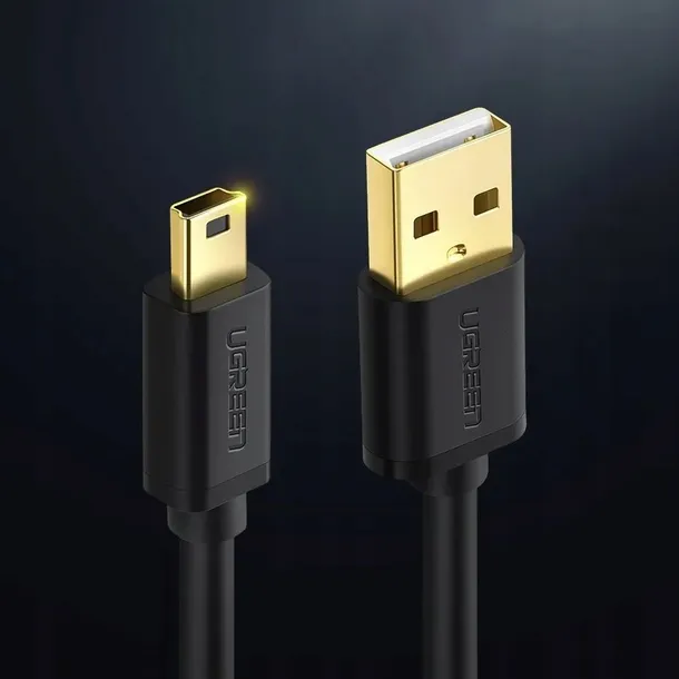 kabel-usb-do-mini-usb-ugreen-us132-2m-czarny-konstrukcja-oplot