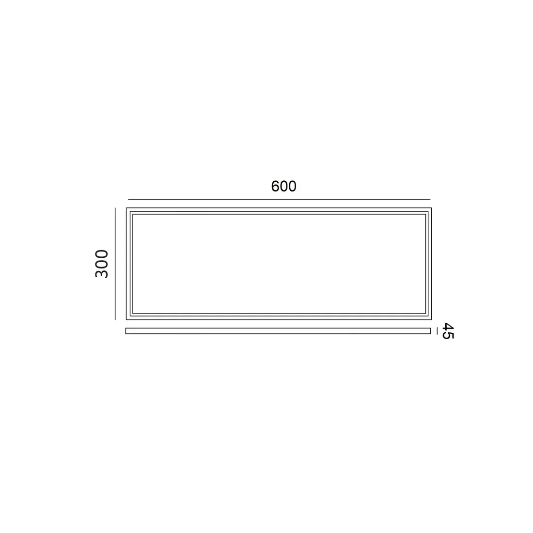 ramka-do-panelu-led-600x300-bellight-klik-biala