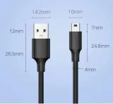kabel-przewod-usb-do-mini-usb-ugreen-3m-czarny-zlacza-usb-inne-zlacze