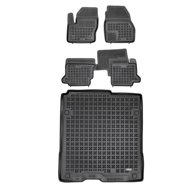 Gumowy zestaw dywaniki i mata Ford Grand Tourneo Connect II 2013-2022 7 oso