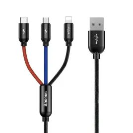 kabel-usb-baseus-3w1-usb-c-lightning-micro-3a-12m