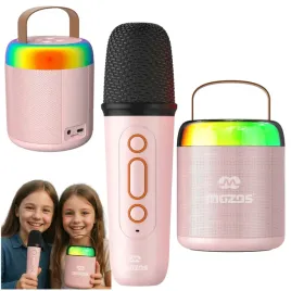 glosnik-bluetooth-mikrofon-karakoe-dla-dzieci-rozowy-mozos-mk-pink