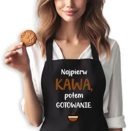 fartuch-damski-czarny-prezent-na-dzien-mamy-najpierw-kawa-potem-gotowanie