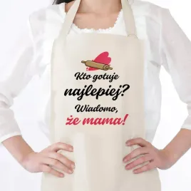fartuch-kuhenny-damski-bezowy-prezent-na-dzien-mamy-kto-gotuje-najlepiej