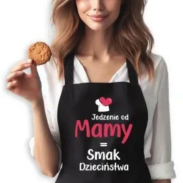 fartuch-kuhenny-czarny-prezent-na-dzien-mamy-dla-mamy-smak-dziecinstwa
