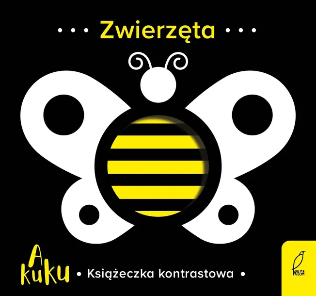 KSIĄŻKA KONTRASTOWA DLA DZIECI ZWIERZĘTA